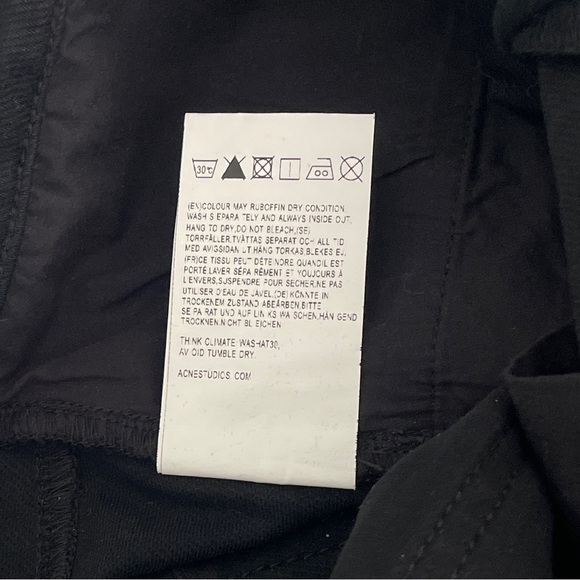 Acne Studios Skin 5 Black Skinny Jeans - Picture 9 of 14